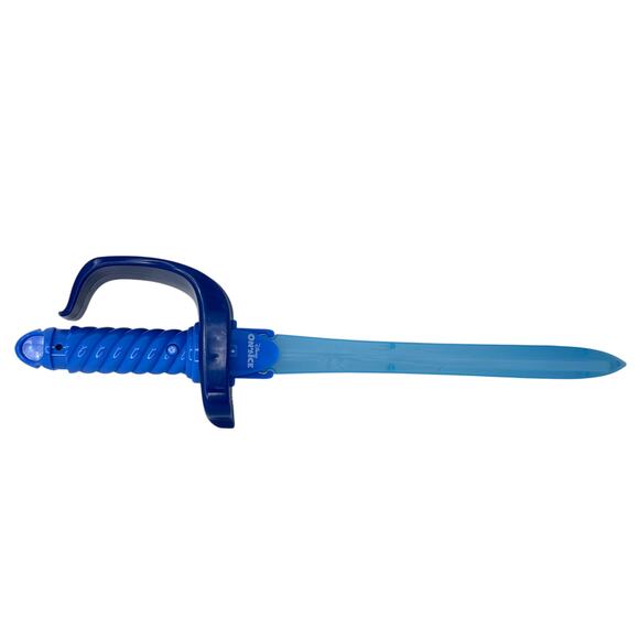 Disney On Ice Frozen Exclusive "AAA" Batteries Blue Light Up Sounds Pirate Sword - Picture 1 of 10
